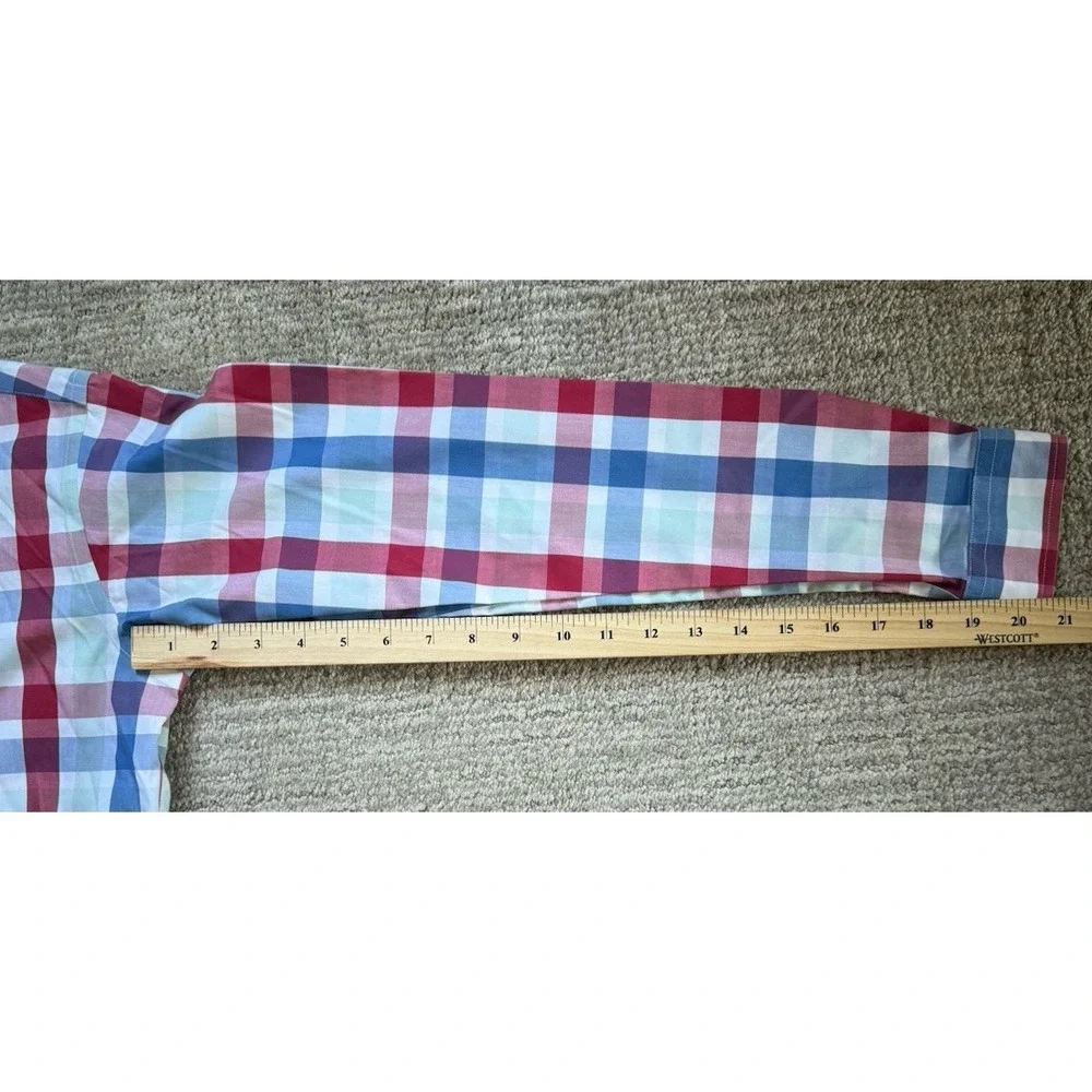 BROOKS BROTHERS BOYS Button Down  No Iron  Shirt‎  Plaid Size Large